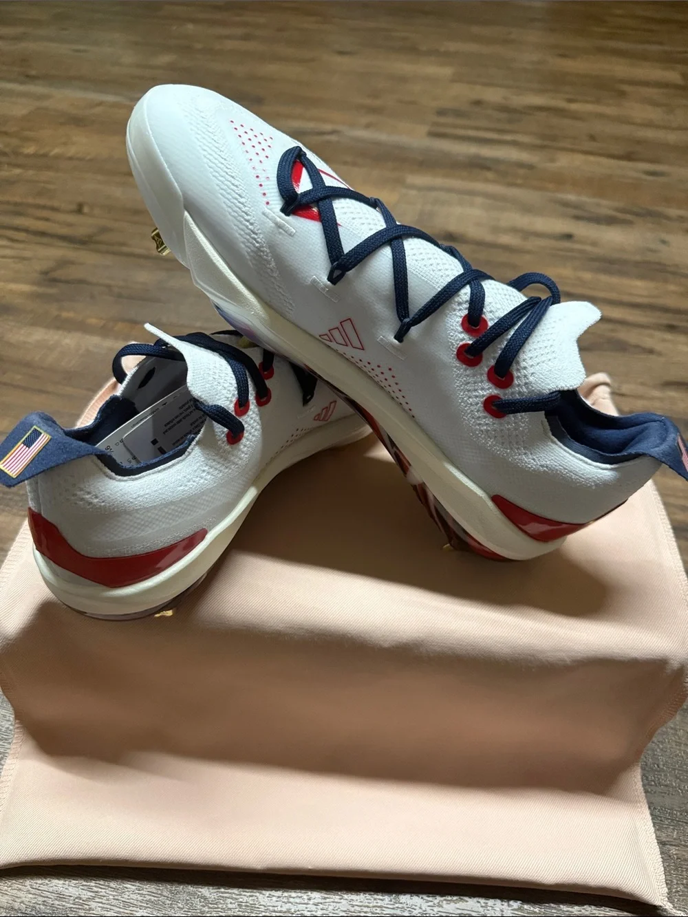 ADIZERO ELECTRIC+ 2.0 “USA” METAL BASEBALL CLEATS